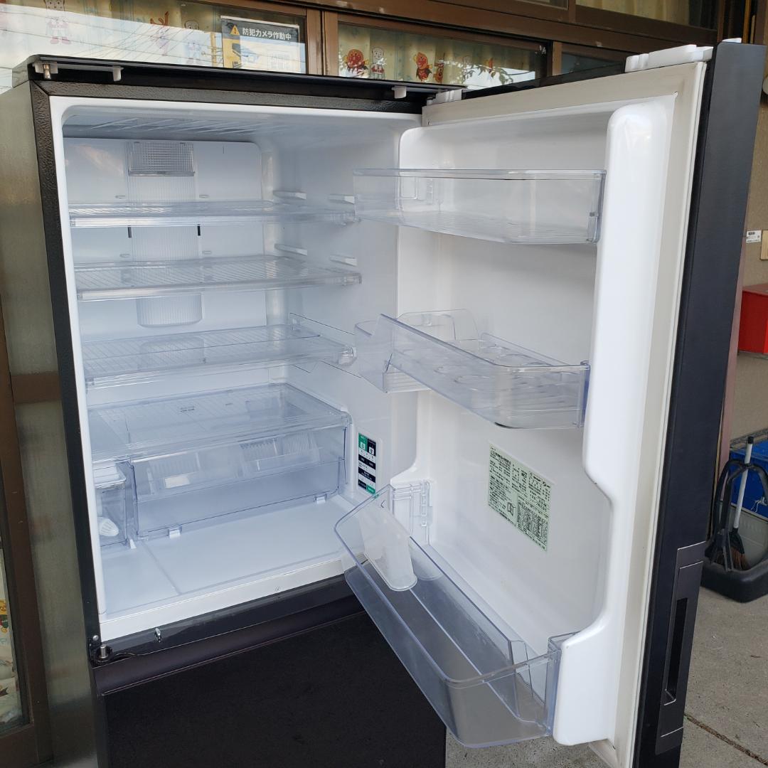 シャープ 3ドア冷蔵庫 SJ-GW35F-R どっちでもドア プラズマクラスター