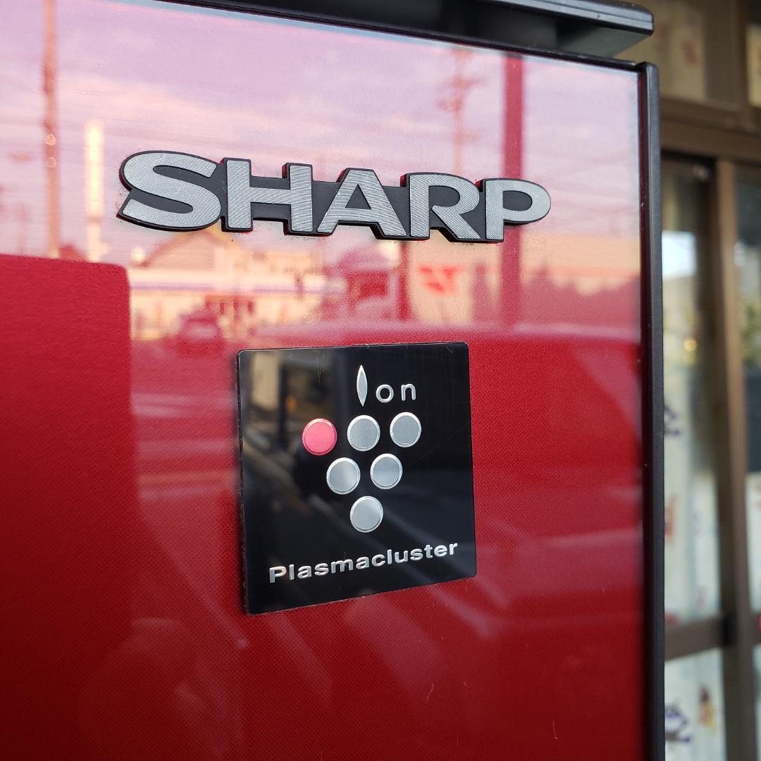 シャープ 3ドア冷蔵庫 SJ-GW35F-R どっちでもドア プラズマクラスター