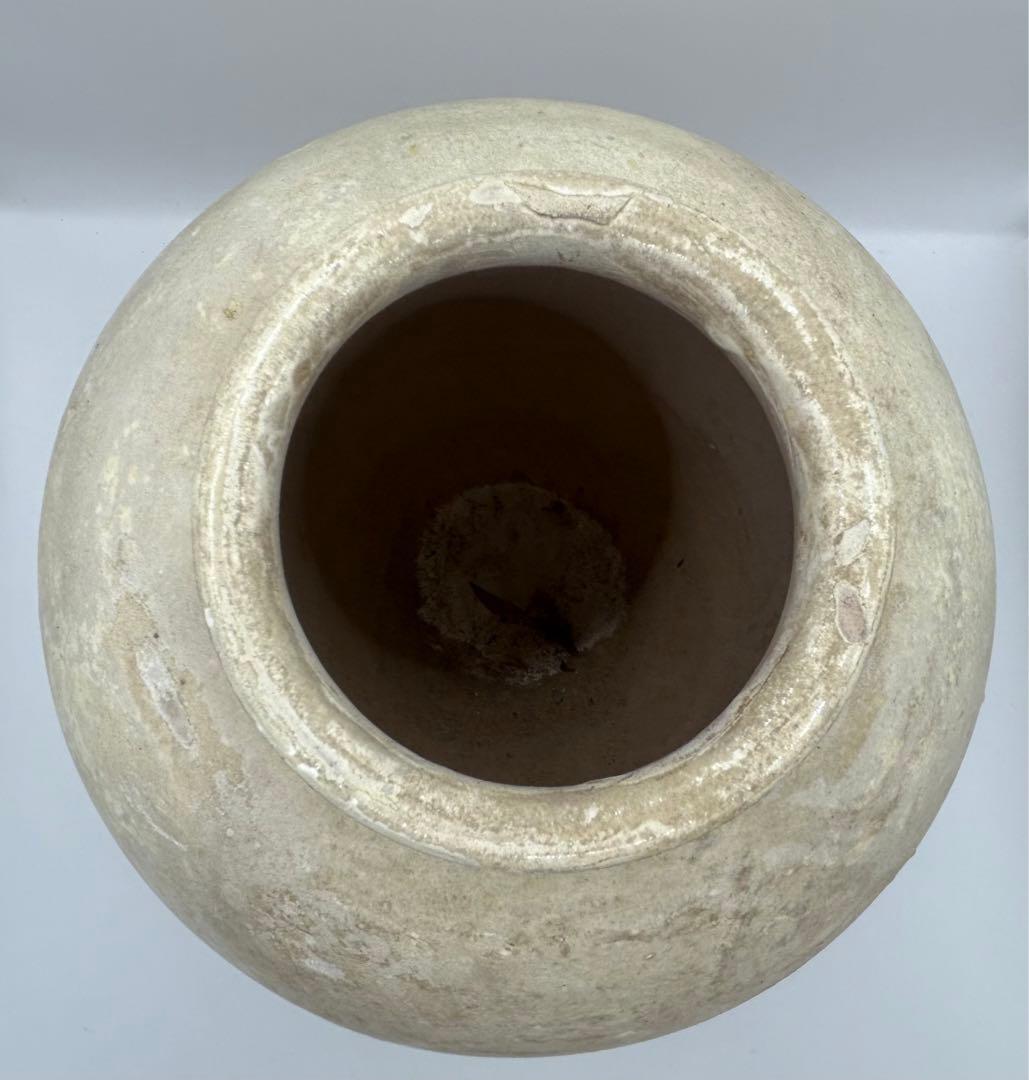 超貴重　唐時代　白磁大壺　アンティーク　送料込み0626