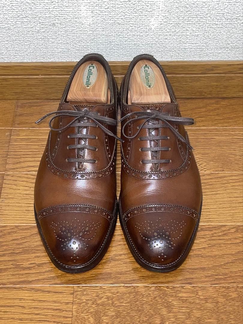 【美品】エドワードグリーン 金枠旧ロゴ ガドガン 5.5E 202ラスト