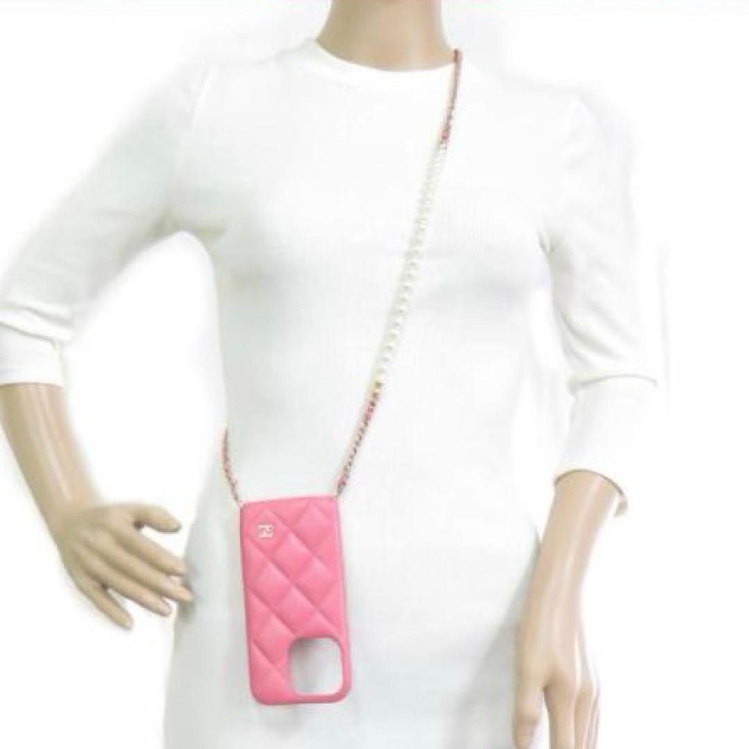 半額以下 CHANEL シャネル iPhone14 Proケース ブラック