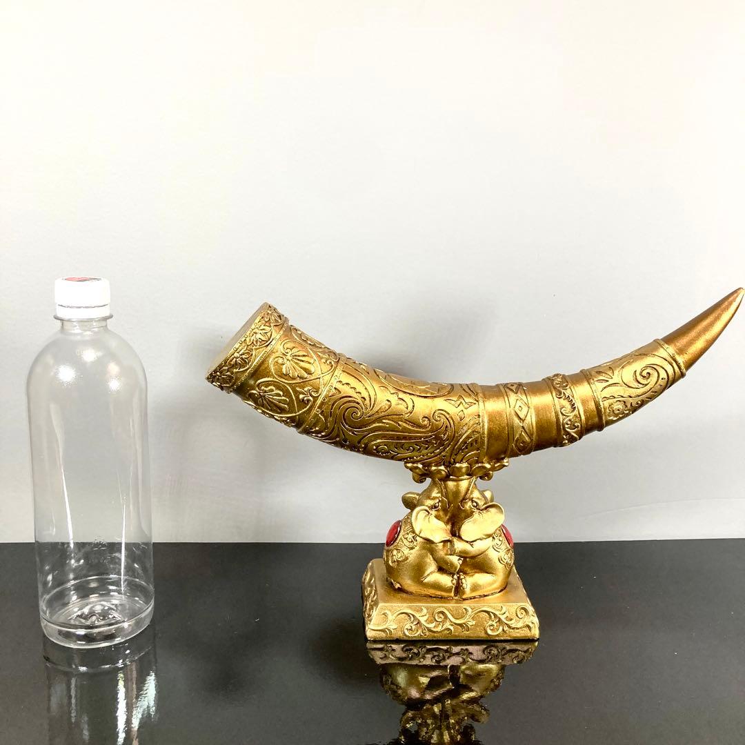 象牙風 置物 金色 アンティーク インテリア 置物 アート オブジェ