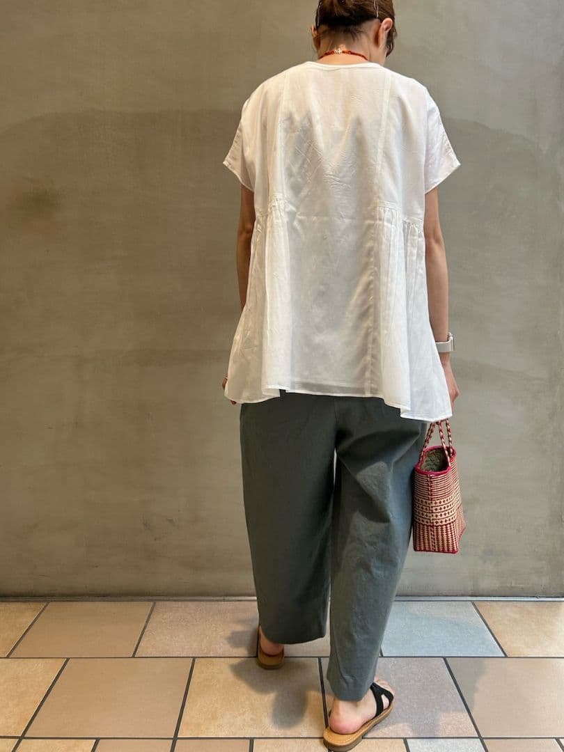 かぐれコットンリネンラミーサルエルパンツアーバンリサーチドアーズ