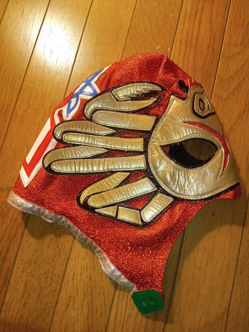 値下げ！愚乱浪花サイン入りマスク プロレスマスク 01工房製