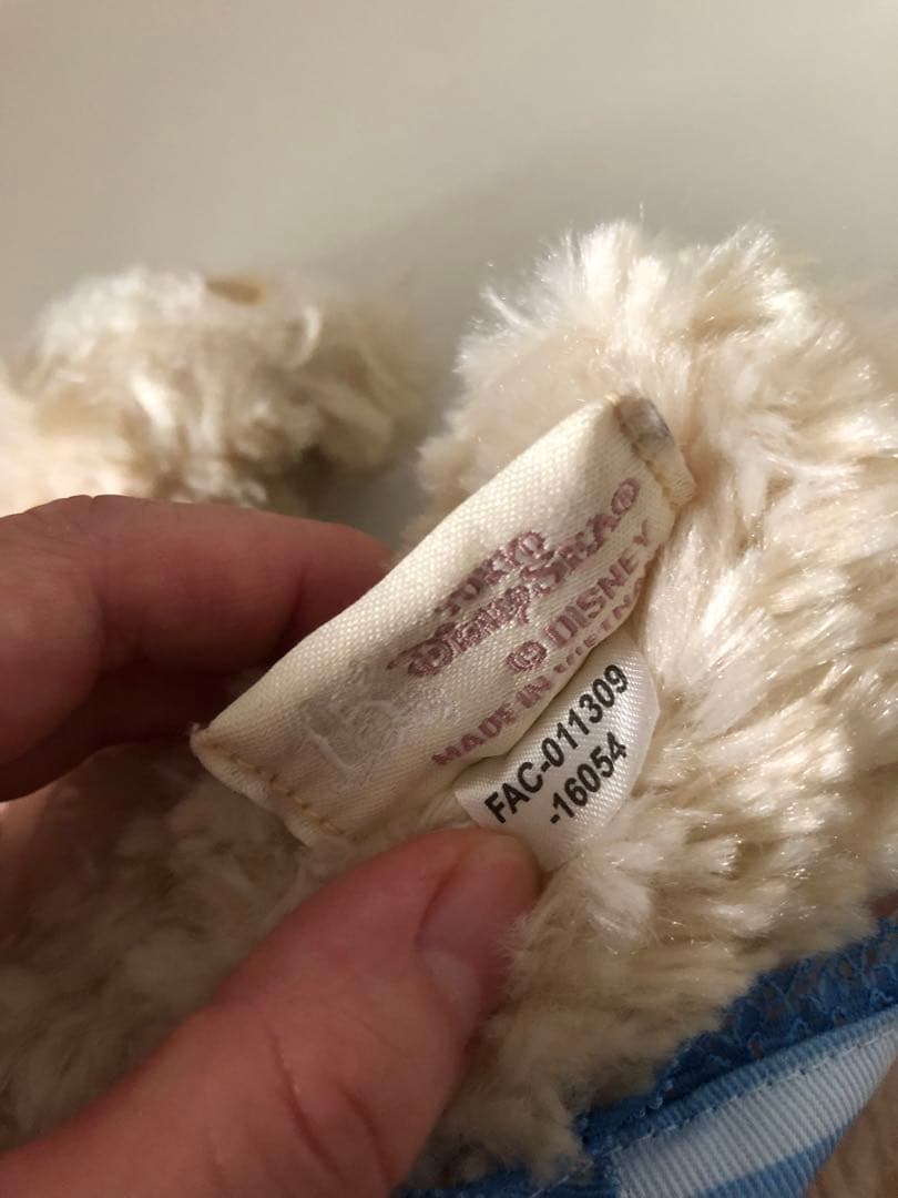【リメイク】染色 ホワイト❣️シェリーメイ ディズニー ダッフィー　ぬいぐるみ
