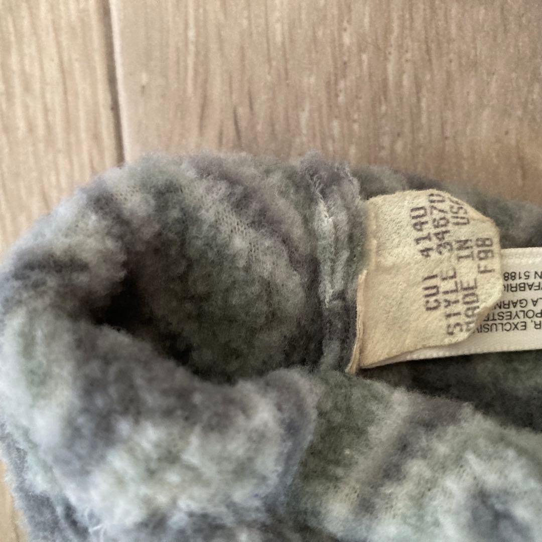 90s patagonia 総柄フリースミトンUSA製 / シンチラスナップT