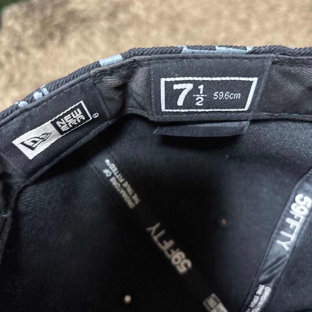 STUSSY×NEW ERA 59FIFTY スカル クラウン 7 1/2