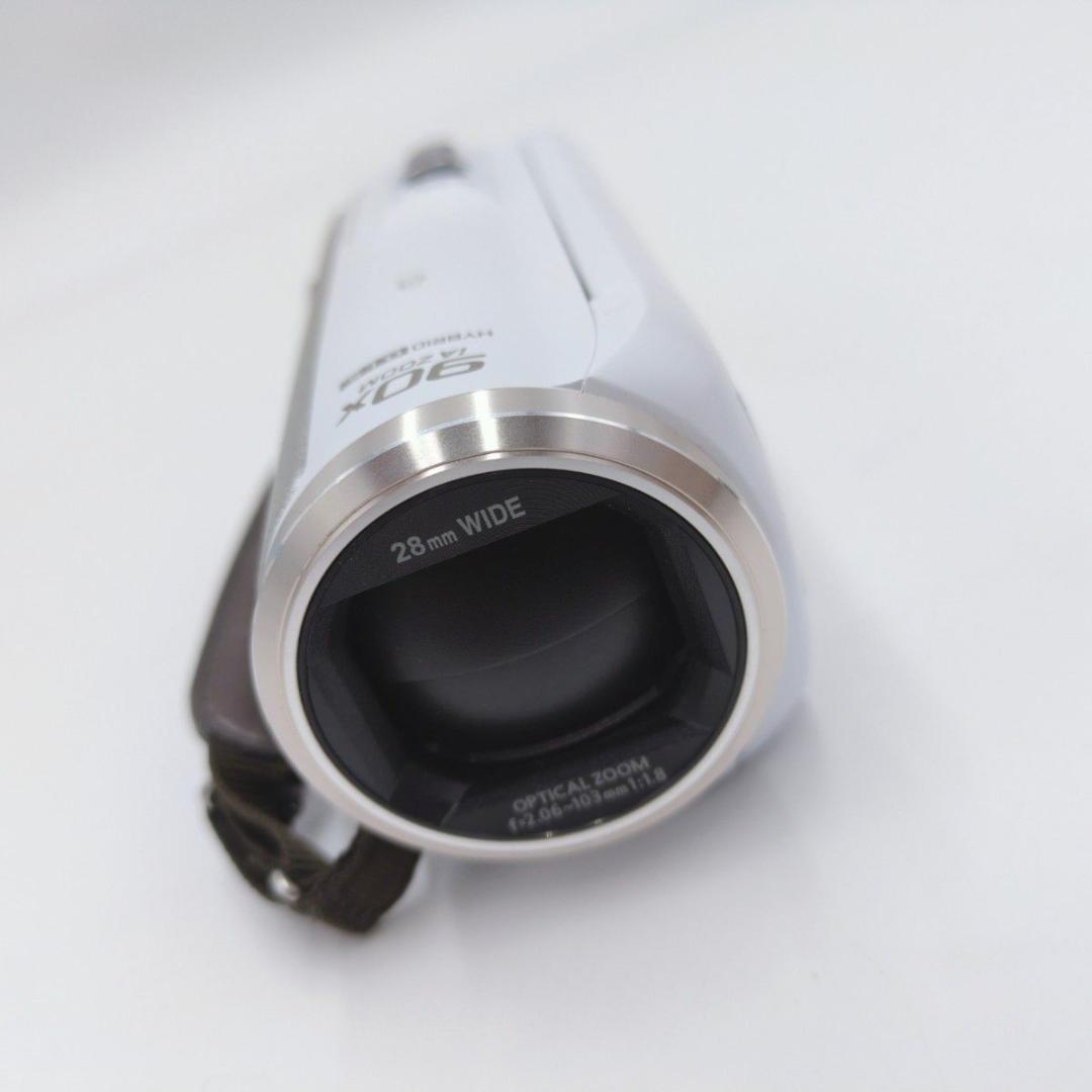 未使用級 Panasonic HC-V550M ビデオカメラ ホワイト 箱付