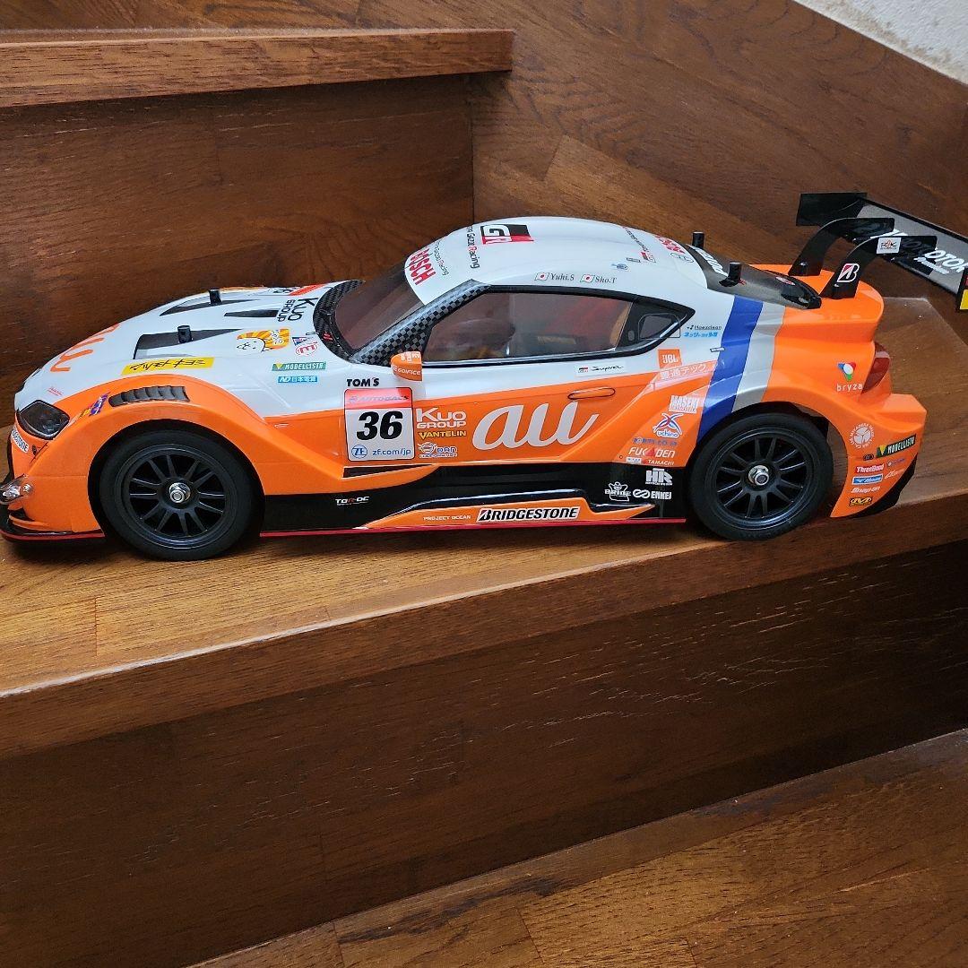 タミヤ au TOM'S GR Supra 　メーカー塗装済ボディ