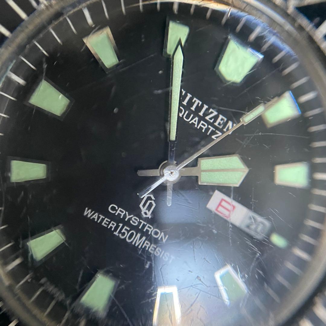 電池交換済　希少　シチズン　クリストロン ダイバー