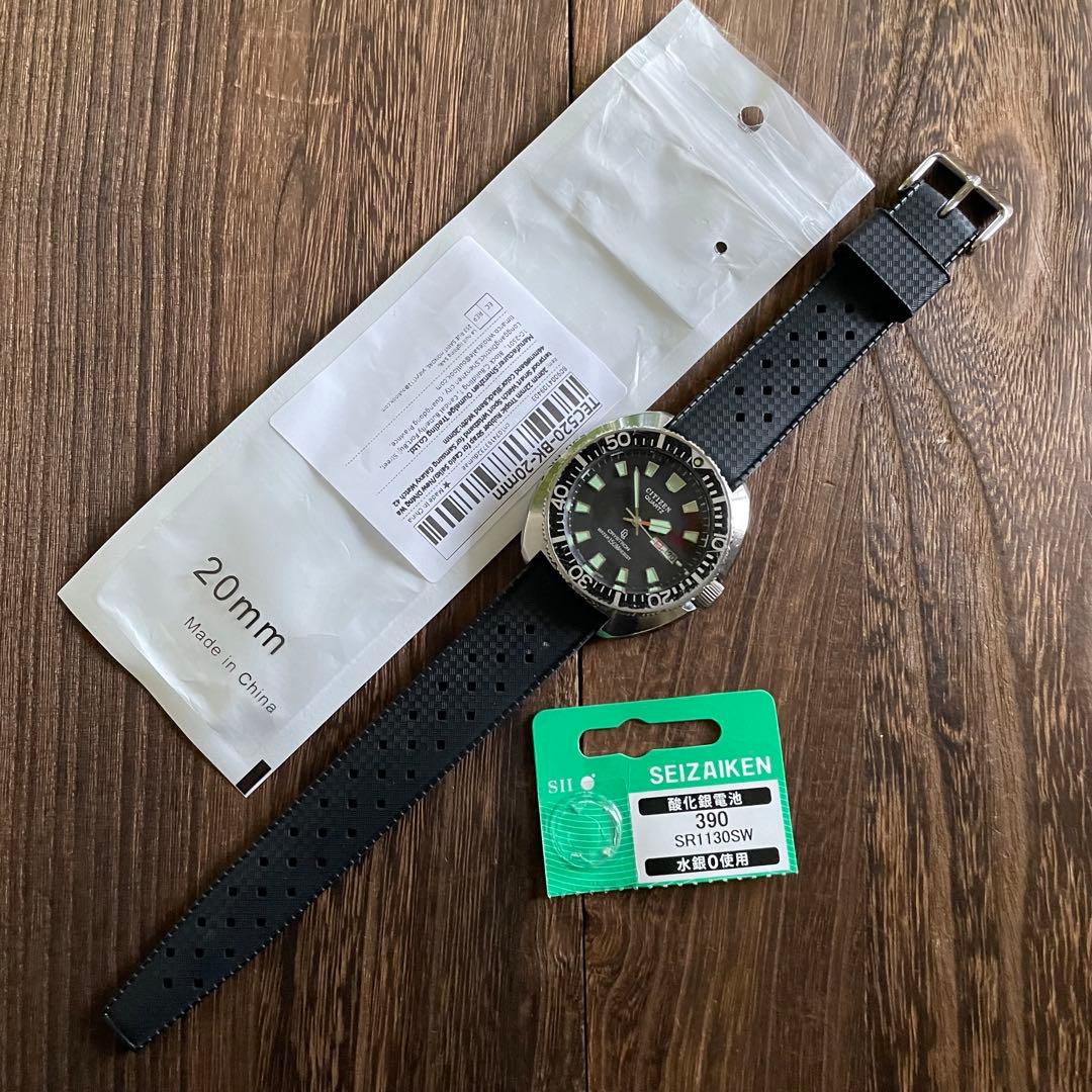 電池交換済　希少　シチズン　クリストロン ダイバー