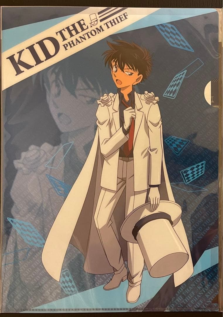 まじっく快斗 黒羽快斗 怪盗キッド クリアファイル 名探偵コナン 人気柄 激レア