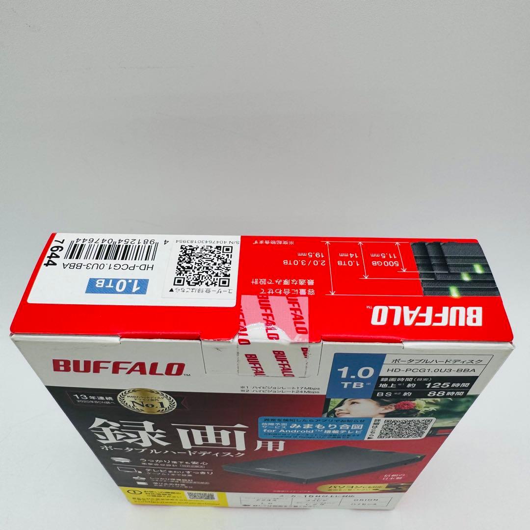 【新品】BUFFALO ハードディスク 1TB HD-PCG1.0U3-BBA