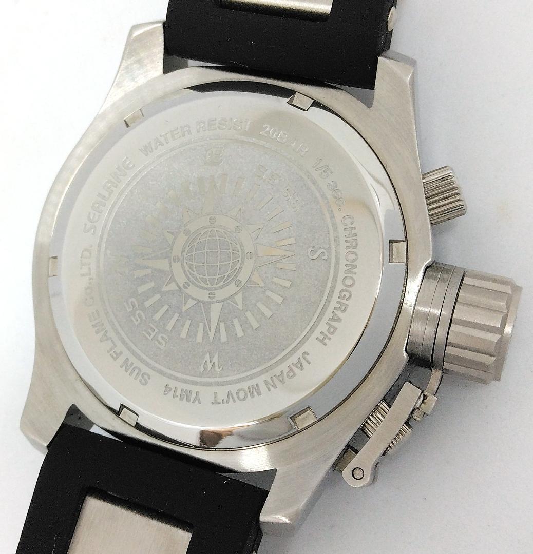 シーレーン 腕時計 クロノグラフ メンズ クォーツ 中古超美品！(07115)