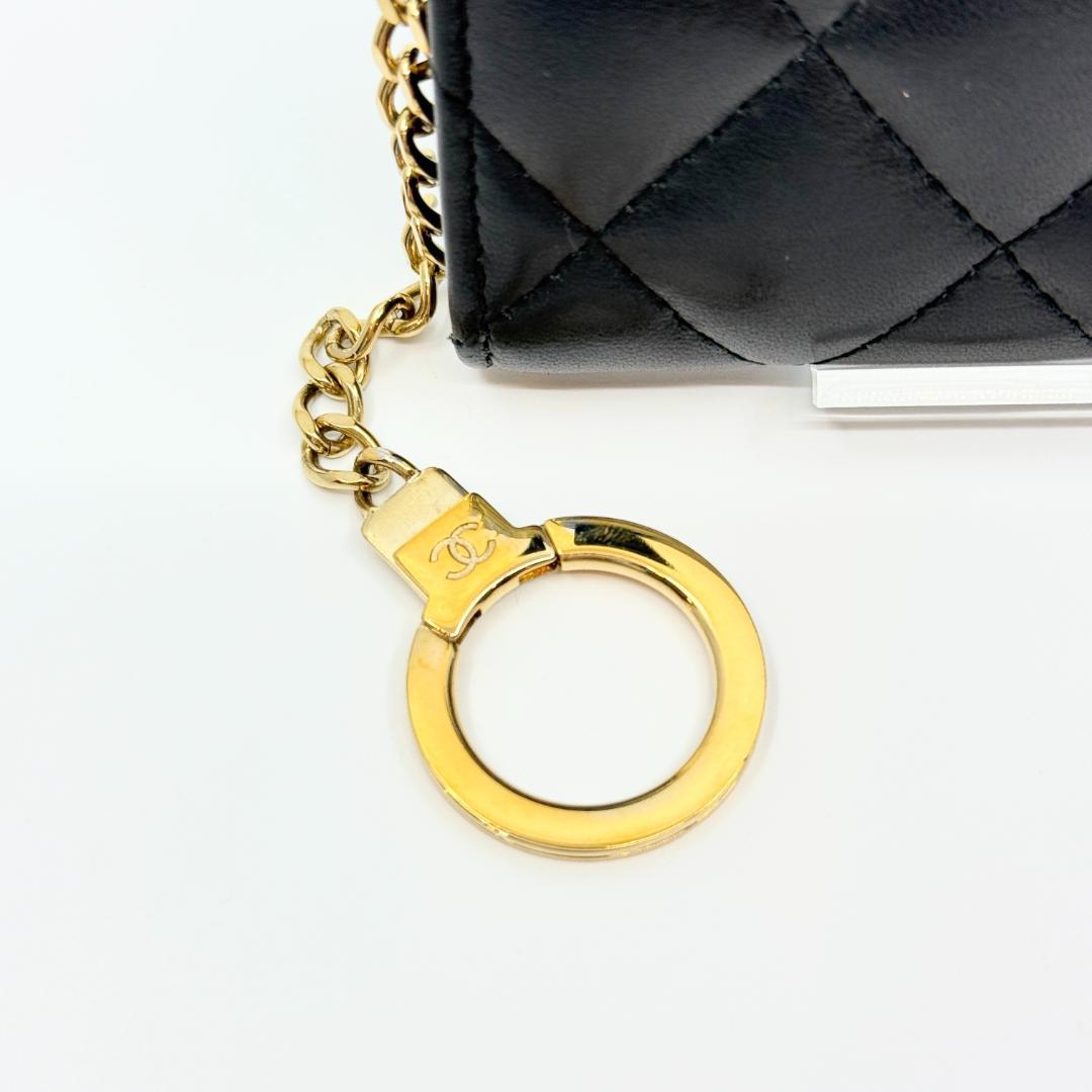 CHANEL シャネル　マトラッセ　チェーン付きカードケース　ケース