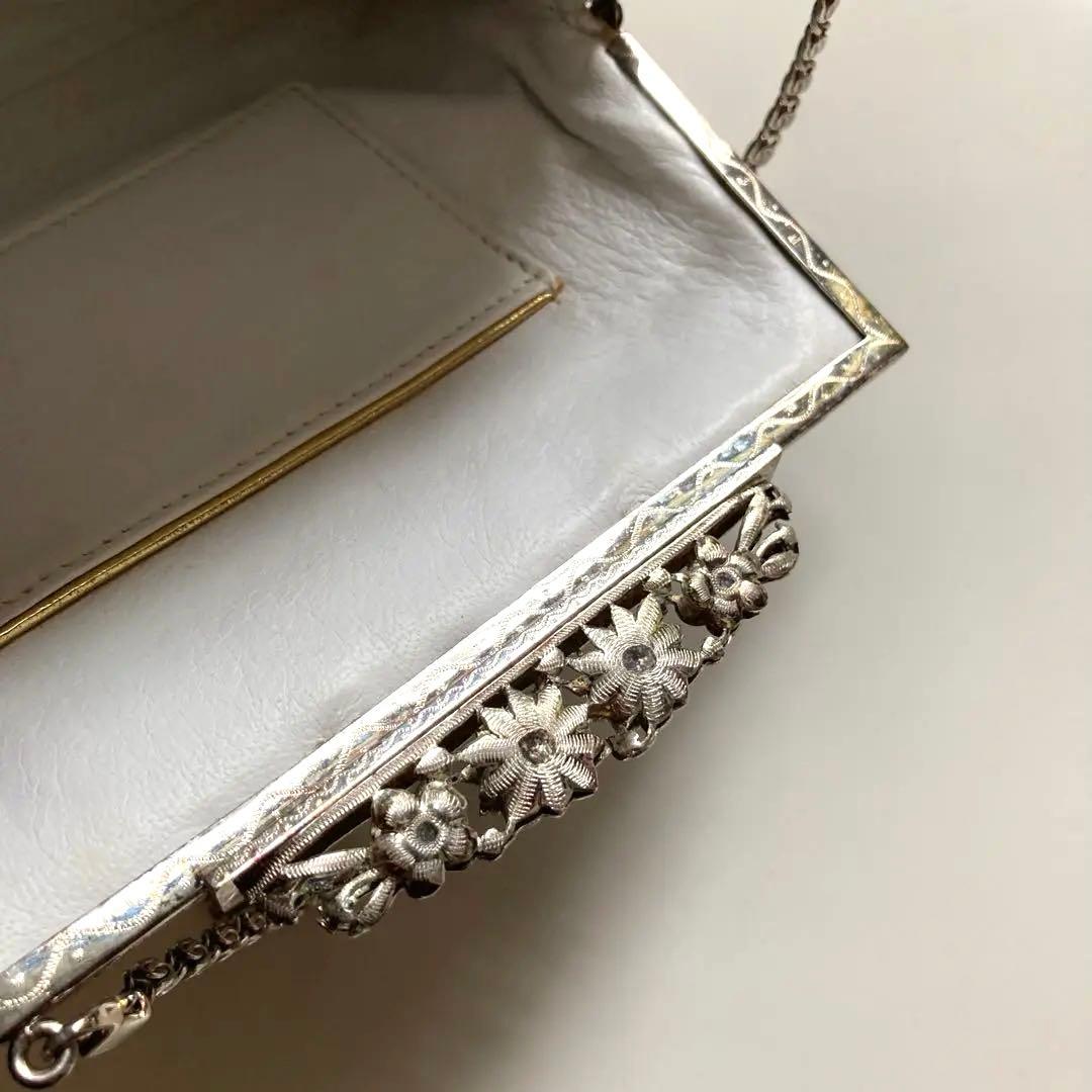 プチポアン 刺繍バッグ　パーティー　アンティーク　プチポワン