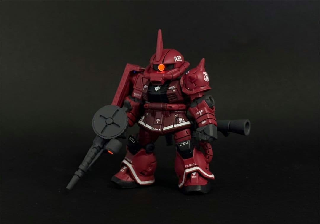 ホ*オ様 モビルスーツアンサンブル ザクII(シャア専用機) 全塗装