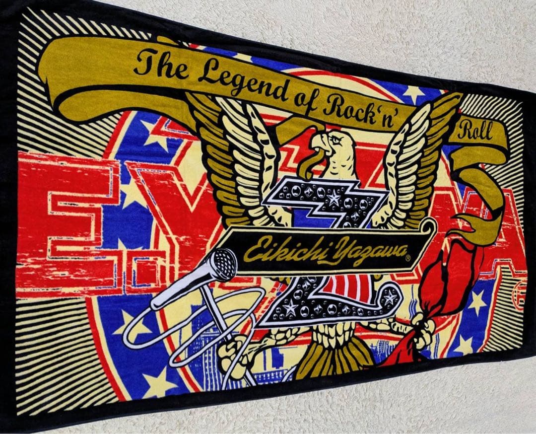 矢沢永吉SBTスペシャルビーチタオル　Eikichi Yazawa ロックタオル