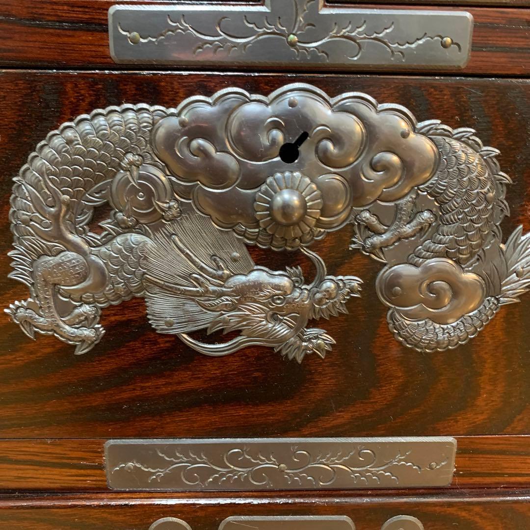 定価77万　岩谷堂箪笥　車箪笥　銅手打