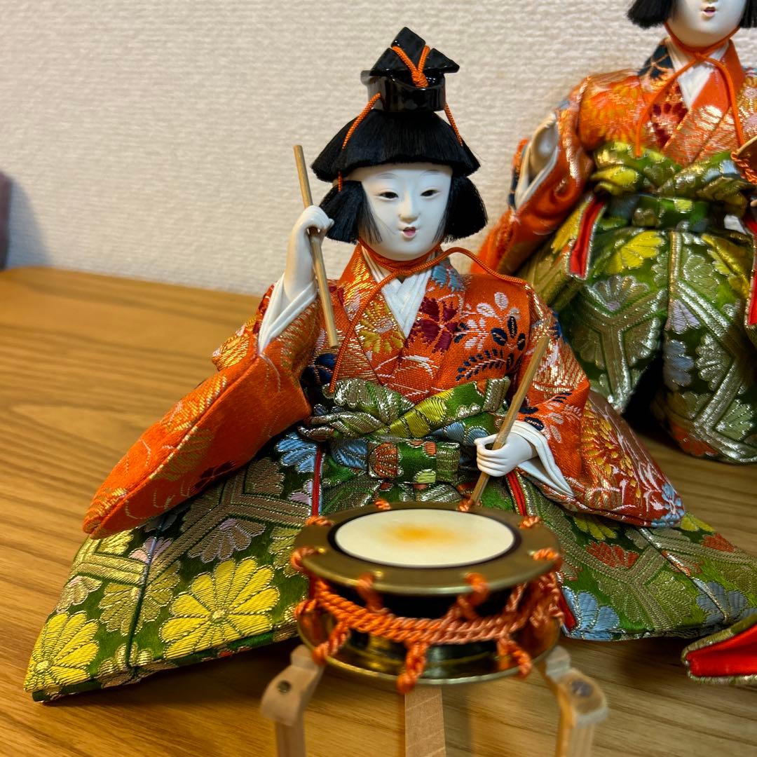 雛人形 五人囃子　桐箱付き　京人形　松屋