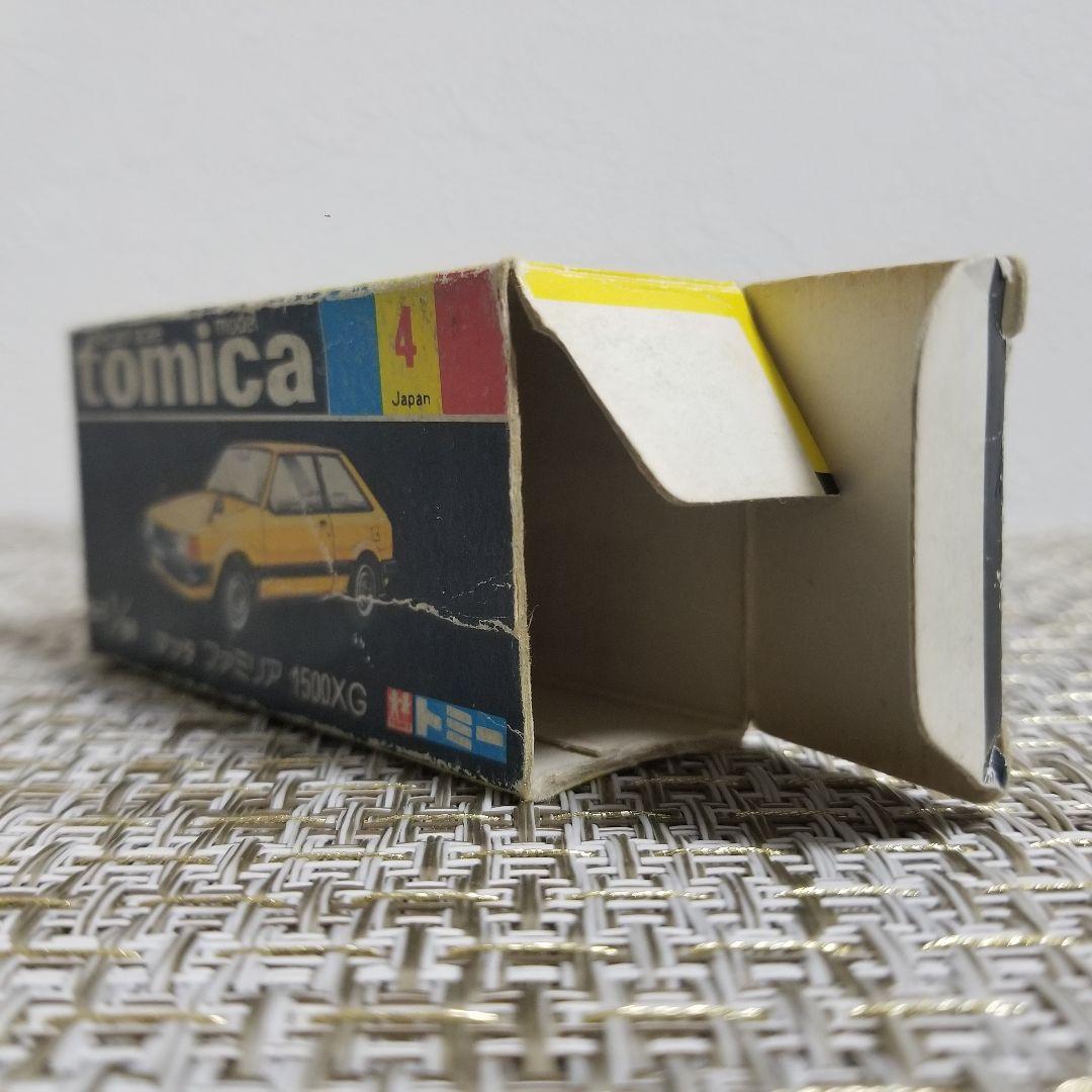 【激レア】 トミカ　黒箱　No.4 マツダ ファミリア 1500XG　日本製