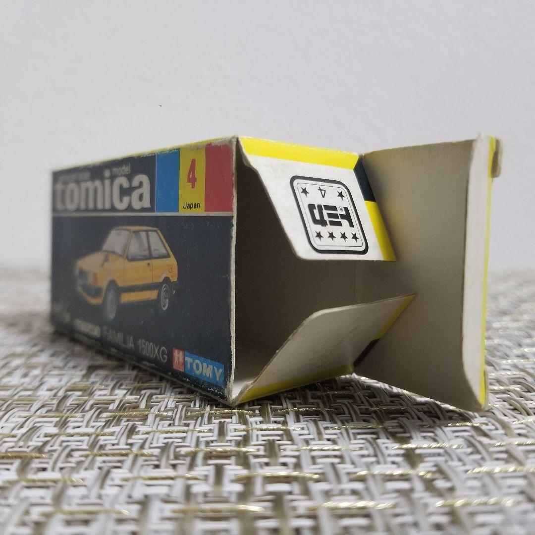 【激レア】 トミカ　黒箱　No.4 マツダ ファミリア 1500XG　日本製