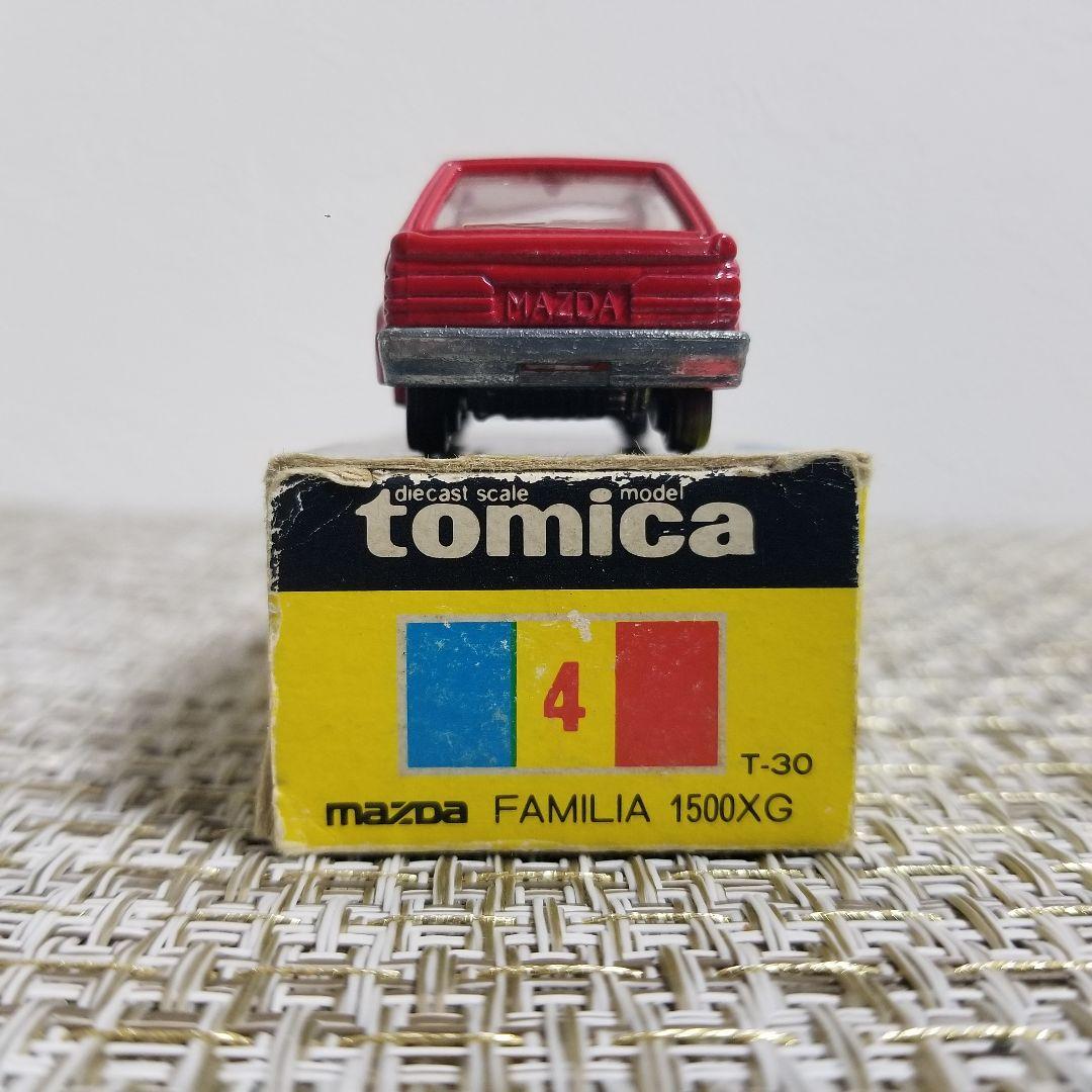 【激レア】 トミカ　黒箱　No.4 マツダ ファミリア 1500XG　日本製