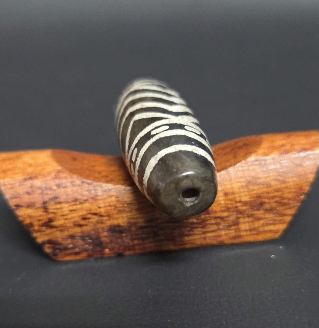 809　天珠　エッチドカーネリアンEched carnelian　！