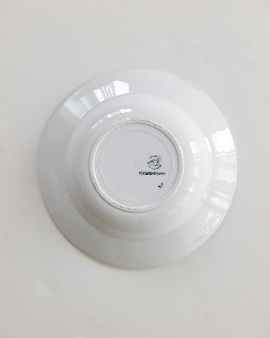 サンタマン st amand 変わりバスク柄 スープ皿 A