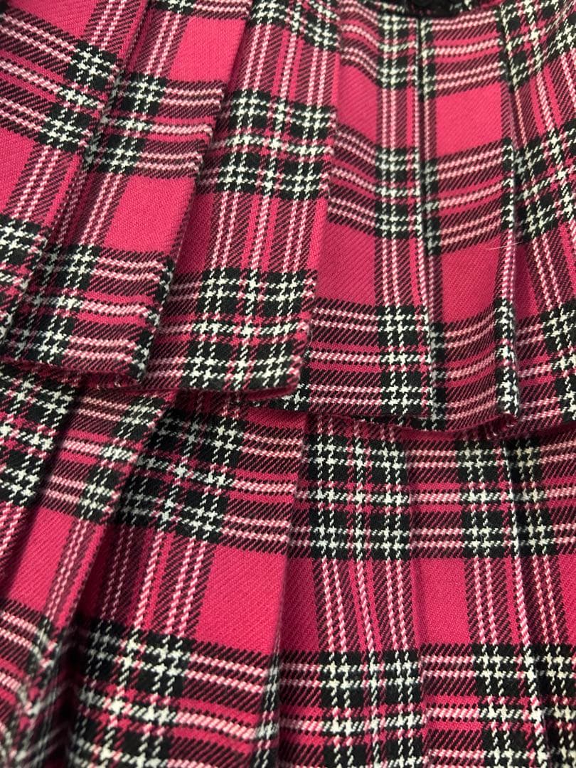 【新品未使用】BABY,THE STARS ピンク チェック スカート