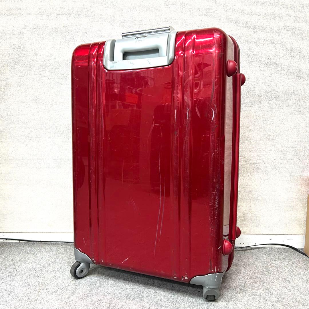 ゼロハリバートン 4輪 キャリーケース レッド 大容量 傷あり ZRPシリーズ