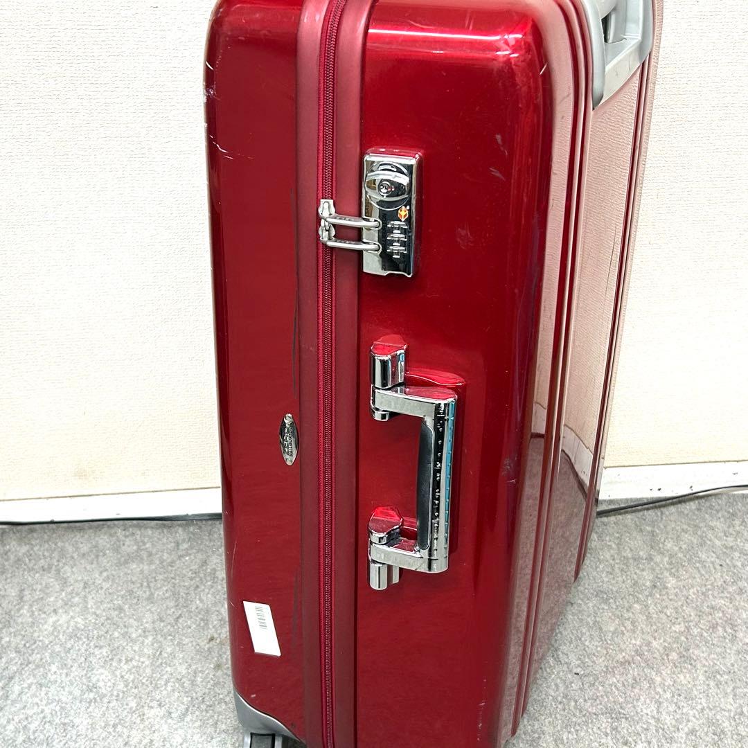 ゼロハリバートン 4輪 キャリーケース レッド 大容量 傷あり ZRPシリーズ