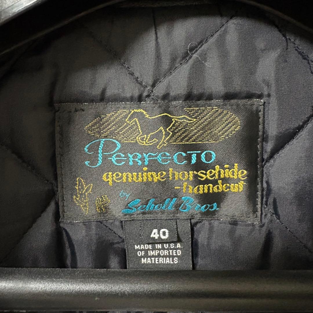 【USA】Schott 641HH ライダースジャケット 40馬革