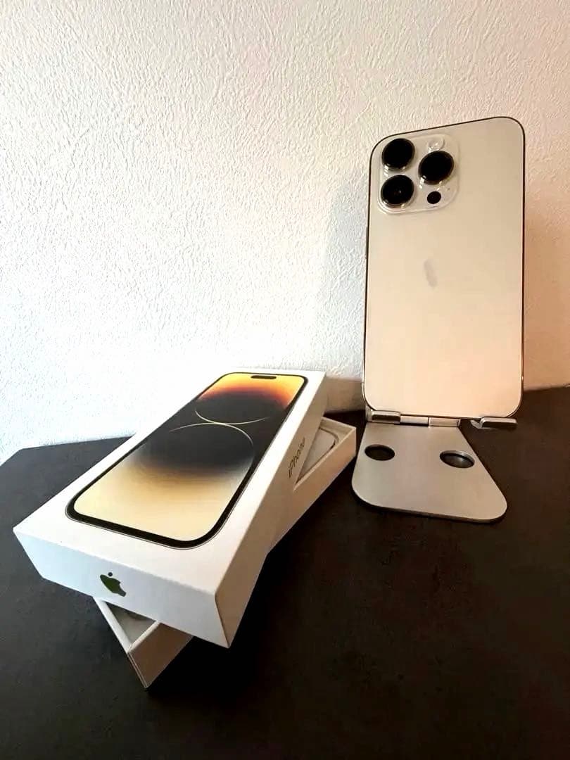 【美品】Apple iPhone 14 Pro GOLD 本体