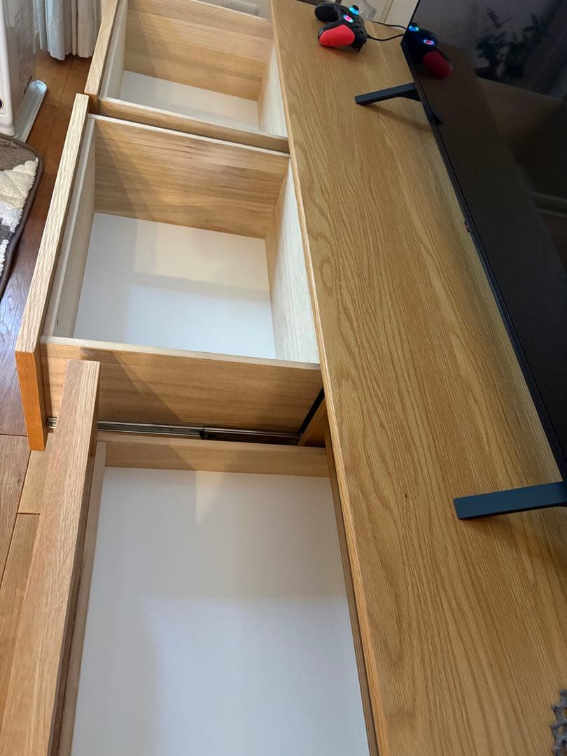 unico SOLK AV board. W1600 ナチュラル テレビ台