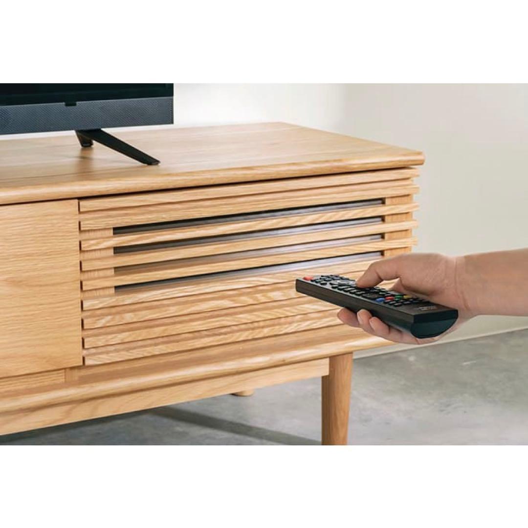 unico SOLK AV board. W1600 ナチュラル テレビ台