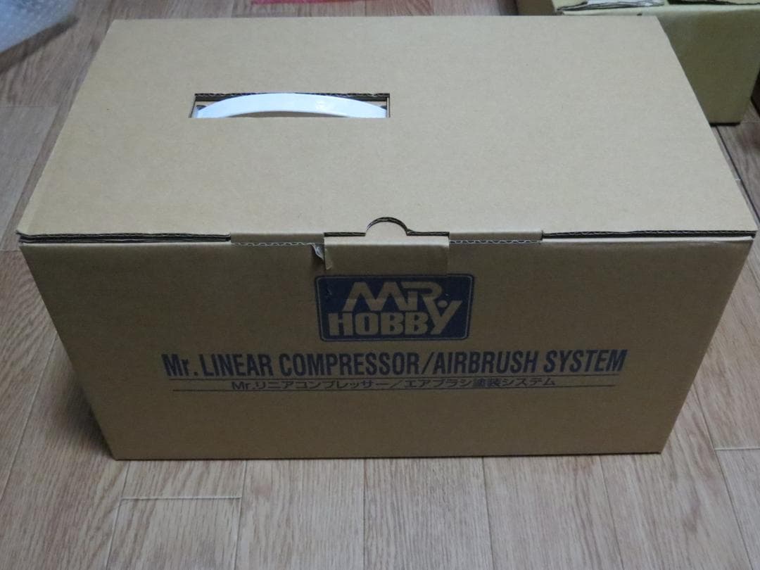Mr.リニアコンプレッサーL5/エアブラシセット PS311 開封済 塗料未使用