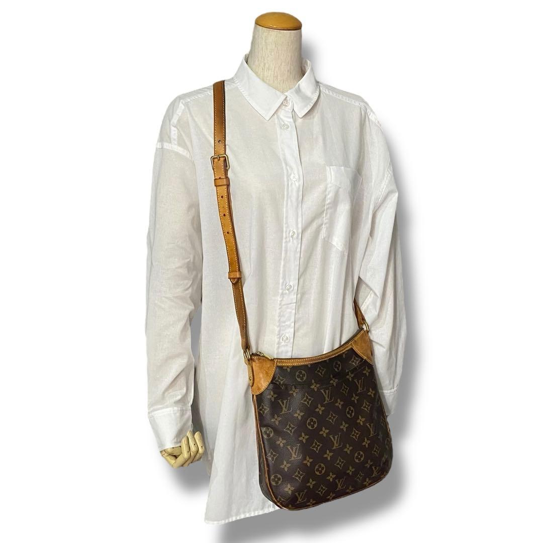 良品 ルイヴィトン バッグ M56390 オデオンPM モノグラム 00s 希少