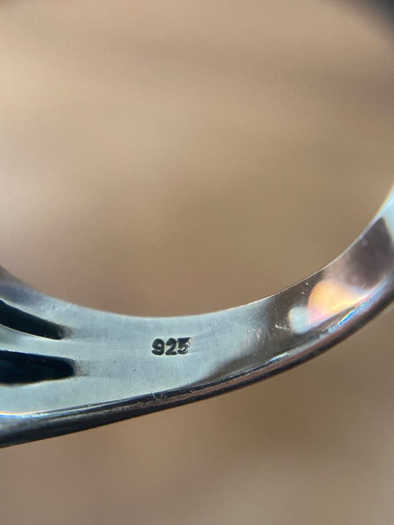 ボヘミアン　ターコイズ　シルバーリング　5点セット