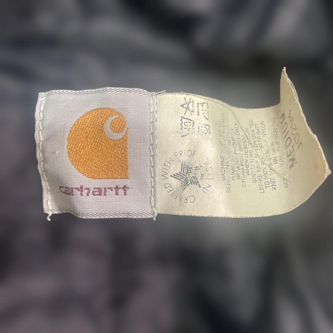 Carhartt フード付きジャンパー 青緑