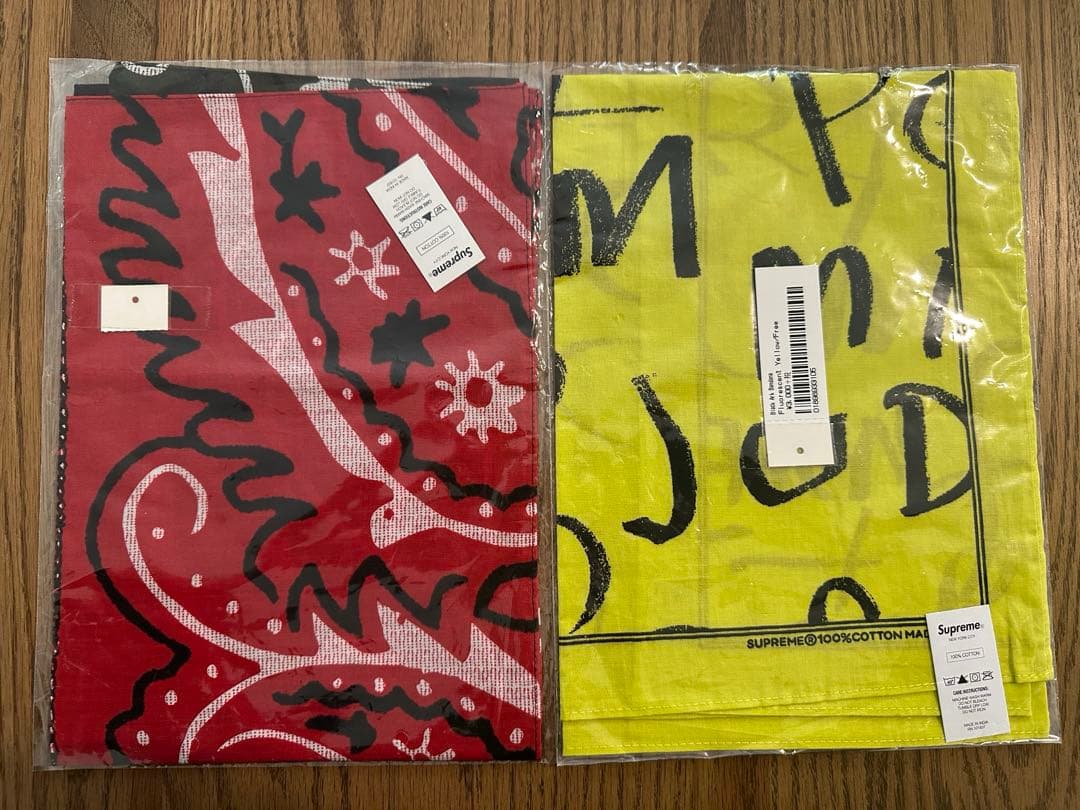 【新品・未使用】Supreme Bandana バンダナ