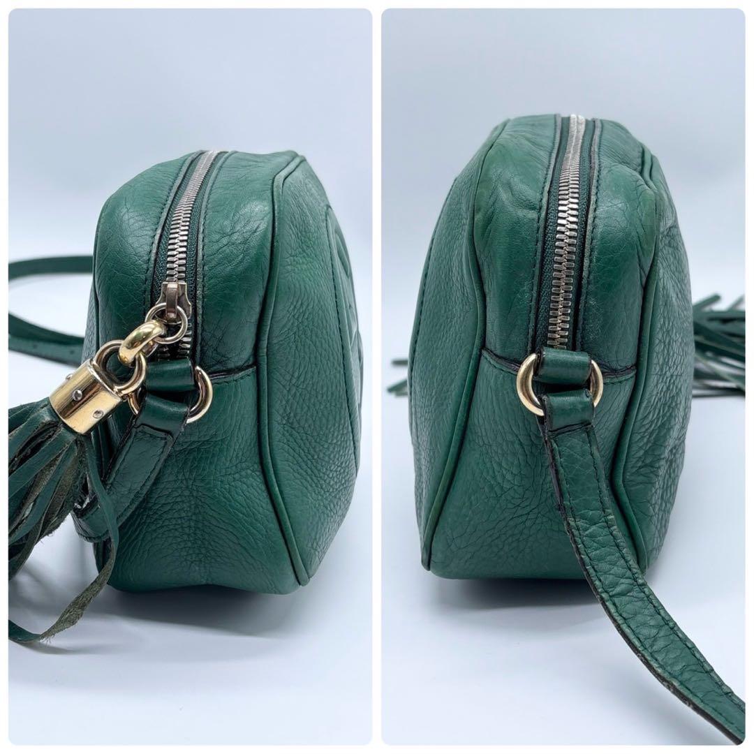 マ*ー様 GUCCI グッチ バッグ ソーホー スモールディスコバッグ グリーン