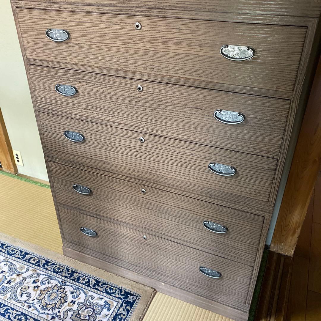 【16日まで限定お値下げ】箪笥 婚礼箪笥 古道具 桐 収納家具 インテリア ②