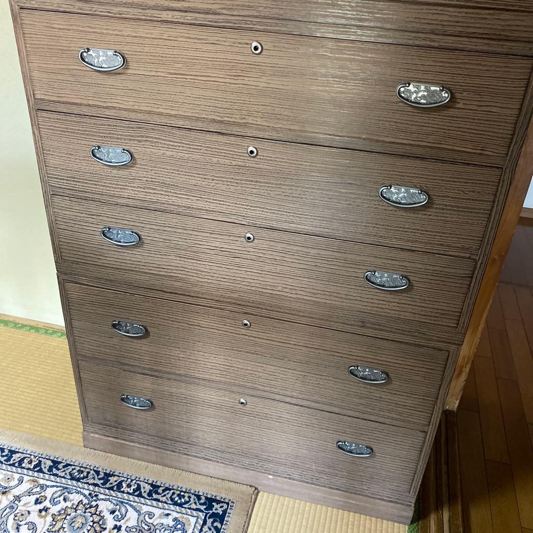 【16日まで限定お値下げ】箪笥 婚礼箪笥 古道具 桐 収納家具 インテリア ②