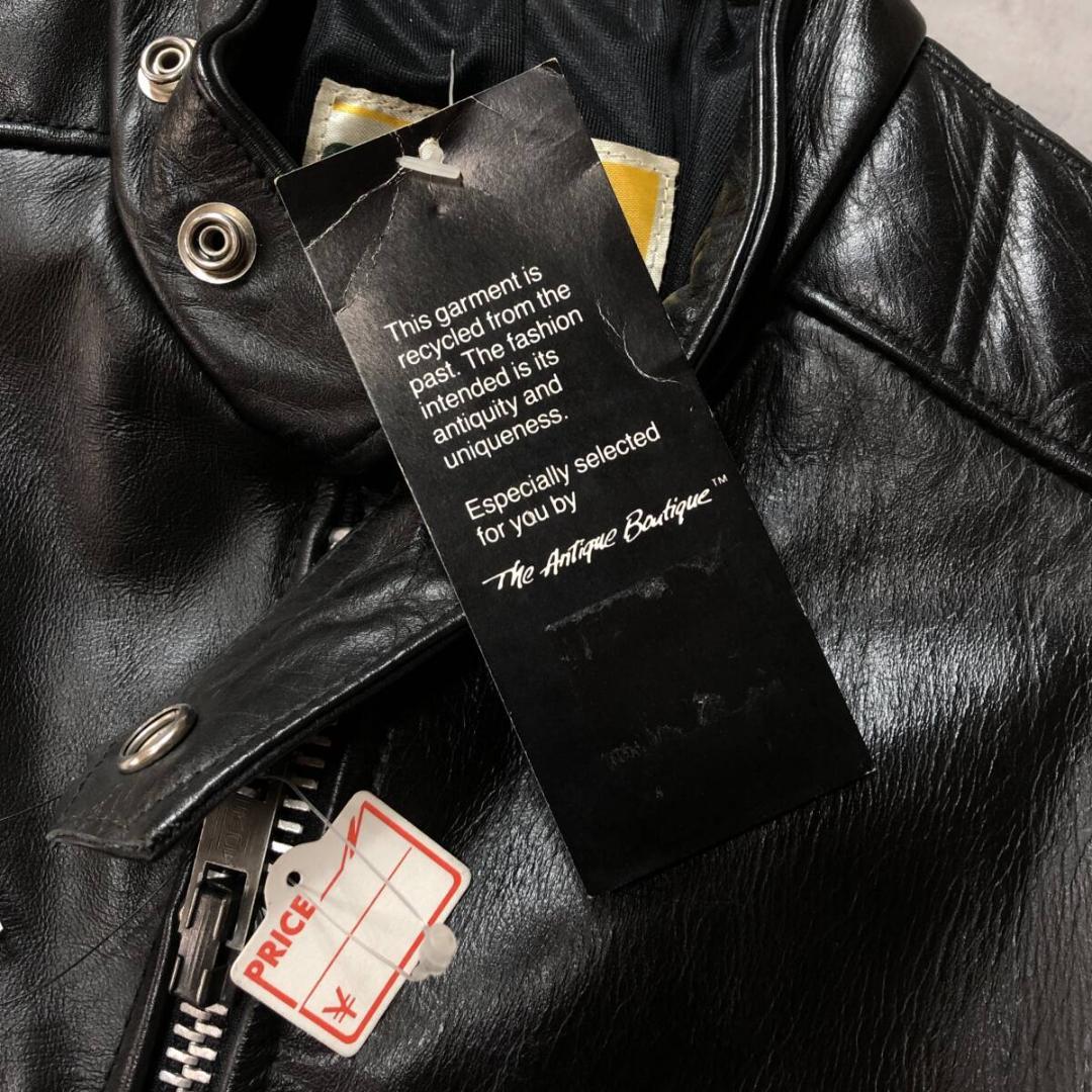 GQ3293◇Brimaco : 70's ヴィンテージ レザーライダース