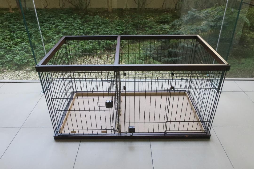 ペティオ トイレのしつけが出来る ドッグルームサークル ブラウン ワイド