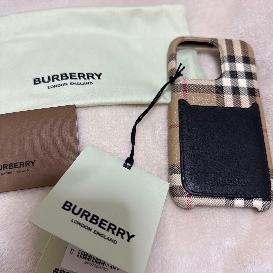 スマホアクセサリー Burberry iphone14pro case