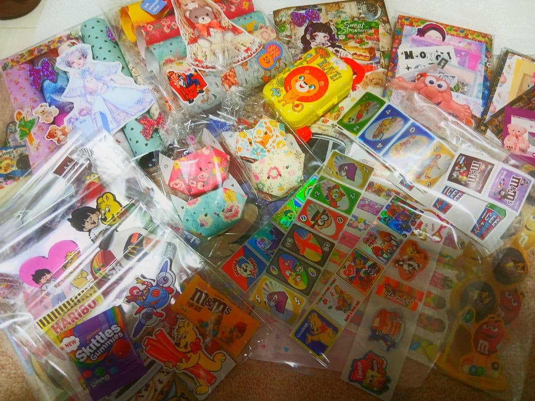 紙モノまとめ売り★紙モノおすそ分け★アメキャラ★バラメモ★シール★マステ★デザペ