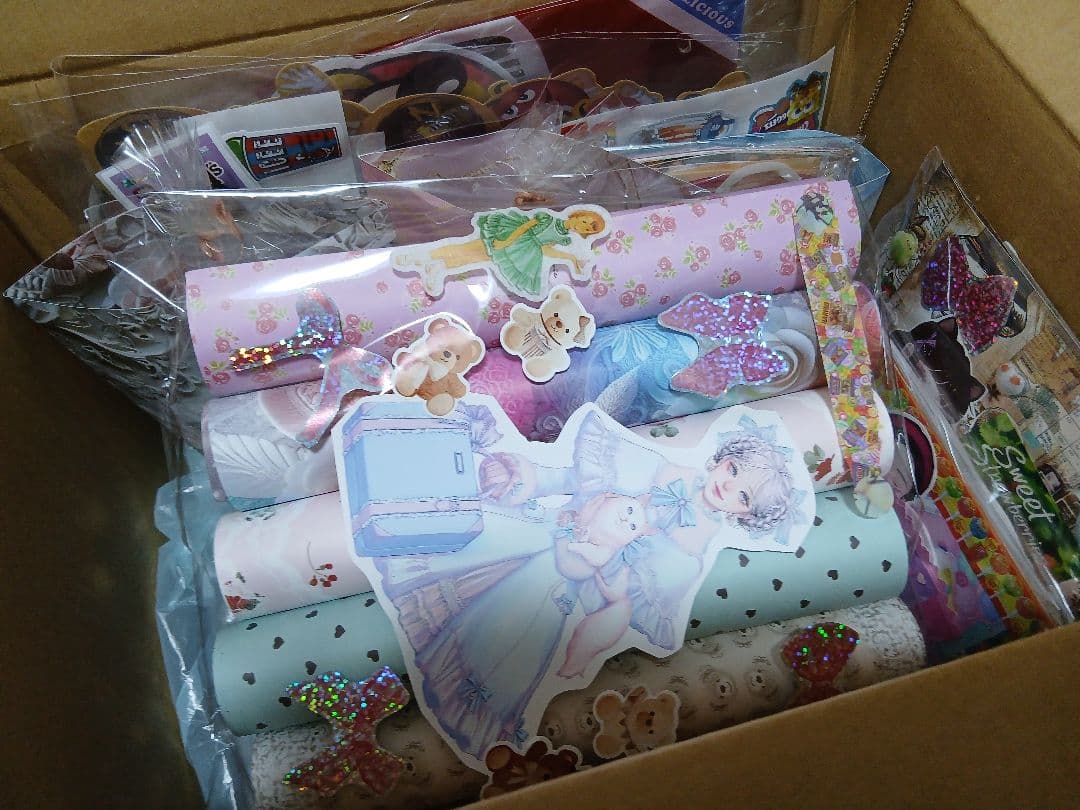 紙モノまとめ売り★紙モノおすそ分け★アメキャラ★バラメモ★シール★マステ★デザペ