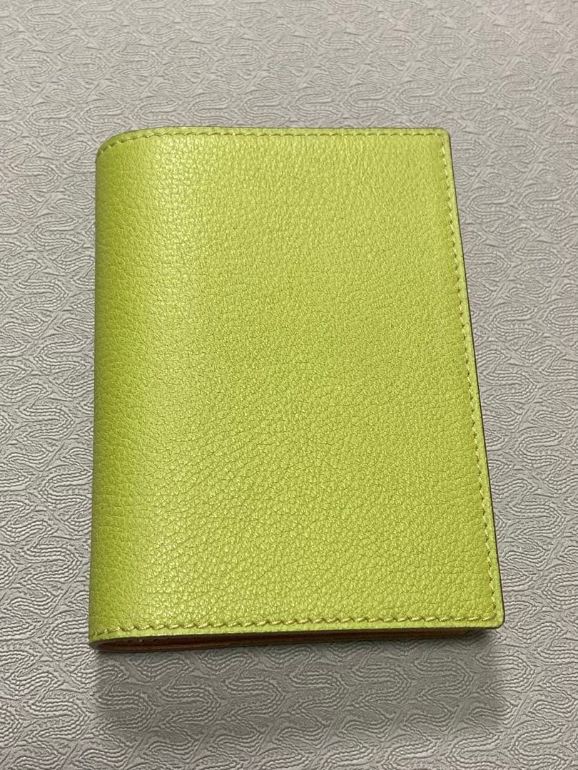M5 システム手帳　カンダミサコ ライムグリーン　 シュランケンカーフ